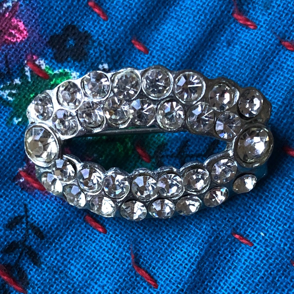 Vintage Rhinestone Brooch/Pin - Picture 9 of 10